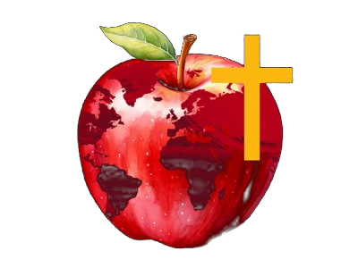 Encounters in Joy — apple with cross